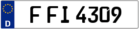 Truck License Plate
